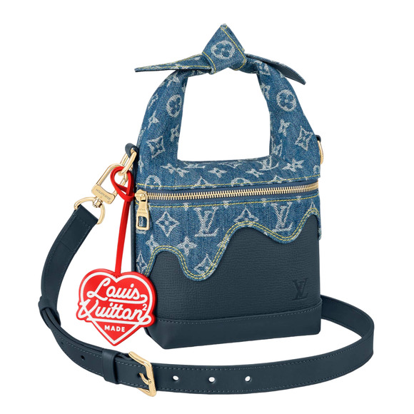 Louis Vuitton Nigo Japanese Cruiser Denim Blue LV Made Shoulder Crossbody Bag - Picture 1 of 12